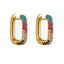 Chunky Rainbow Chain Earrings