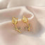 Cat’s Eye Stone Tulip Earrings
