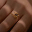 Gold Bamboo ring