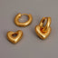 Heart Embrace Hoop Earrings