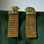 Egyptian Opulence: Avian Horus Elegance Earrings