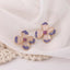 Violet Dogwood Earrings