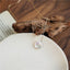 Gold Baroque Pearl Necklace