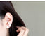 Delicate sterling silver sakura stud earrings with cherry blossom design, 19mm x 17mm in size.