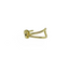 A gold adjustable ring with an intricate knot design representing sophistication and flexibility in style.
