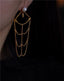 Pearl and Gold Chain Dangle Earrings