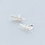 Tiny feathers earrings, Studs, Sterling Silver, Gifts for kids, Cutest.