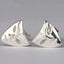 Tiny mask earrings| Studs| Sterling Silver| The Phantom of the Opera| Men’s earrings
