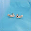 Tiny seahorse stud earrings , Sterling Silver, Cute, Ocean, Sea animals, Best gift