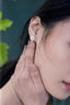 Silver Lotus Earrings, Flower Earrings, Stud Earrings, Sterling Silver, Gifts for her, Elegant