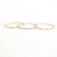 Super skinny single CZ ring| Extra fine dual CZ ring | Thin stacking ring | Minimalist | Trio stone ring | Rose gold | Sterling silver | 1mm