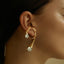 Twisted Pearl Accent Ear Cuff