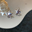 Star balloon earrings | Balloons studs| Simple silver earrings l Cute