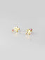 Tiny gingerbread man earrings| Sterling Silver| Christmas | Dainty| Delicate| Cute