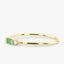 Skinny emerald ring |Boho stacking ring | Minimalist | Tiny sapphire ring
