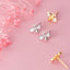 Tiny Bee Earrings, Bumblebee studs, Sterling Silver