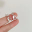 Starburst Studs Earrings| Rock sugar earrings | Crystal cube earrings| Sugar cube