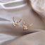 STERLING SILVER Deer earrings| Fawn earrings| Deer antler Studs| Stag head antler| Solid Sterling Silver| Dainty| Moose|Christmas | Gifts