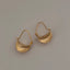 Small Swirl Hoop Earrings| Matte wave hoops| Small Fulani hoops | African hoop earrings