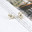 Tiny airplane Earrings| Plane Studs| Gold Studs| Crystal earrings| Jet earrings| Gold plane| Sterling Silver| Cutest