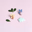 Pastel Enamel Flower Earrings
