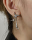 Diamond Starburst Dangle Earrings