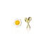 Fork Knife Fried Egg Studs