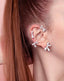 Diamond Bow Ear Cuff