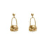 Gold Nest Drop Earrings