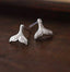 Mermaid Tail Stud Earrings 925 Sterling Silver