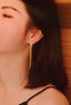 Crystal Dangle Tassel Earrings