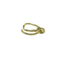A gold adjustable ring with an intricate knot design representing sophistication and flexibility in style.