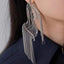 Silver Dreamy Tassel Earrings