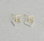 Stud earrings, Sterling Silver, 14k Gold Plated, Cute, Square, Round, Dangle Earrings, Drop Earrings