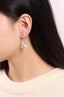 Silver Lily Earrings, Orchid Earrings, Flower Earrings, Dangle Earrings, Sterling Silver, Gifts for her, Elegant
