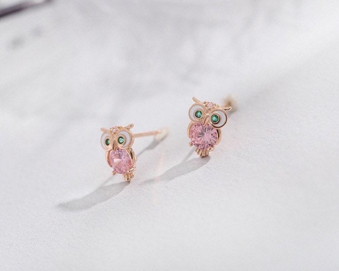 Tiny owl Earrings