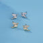 Pterodactyl studs| Dragon stud earrings| Sterling Silver| Tiny Dragon| 14k Gold Plated| Cute| Dinosaur| Animal earrings| CZ