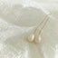Real freshwater threader pearl earrings | Baroque pearl threader earrings | Dainty | Elegant | Pearls Chain earrings | Holiday | Best Gift