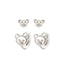 Teddy Bear Earrings| Studs| Teddy Bear Hoops | Sterling Silver| Mismatched earrings| Gifts for kids| Cutest
