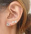 Tiny pretzel earrings| Knot Studs| Sterling Silver| Mismatched earrings| Minimalist Jewelry| Foodie| Best gift