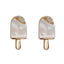 Tiny popsicle earrings| Studs| Sterling Silver| Ice cream earrings| Dainty earrings| 14k gold plated| Foodie jewelry