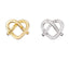 Tiny pretzel earrings| Knot Studs| Sterling Silver| Mismatched earrings| Minimalist Jewelry| Foodie| Best gift