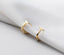 T Shape Hoop Earrings| Simple hoops|  Sterling silver | Tiny Gold Hoops| Minimalism