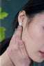 Silver Lotus Earrings, Flower Earrings, Stud Earrings, Sterling Silver, Gifts for her, Elegant
