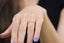 Super skinny gold ring | Thin stacking ring | Minimalist | Tiny diamond ring | Extra fine diamond ring
