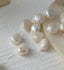 Real freshwater pearl hoop earrings | Baroque pearl dangle earrings | Dainty | Elegant  | Holiday | Best Gift| Simple