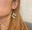 Raw Crystal earrings