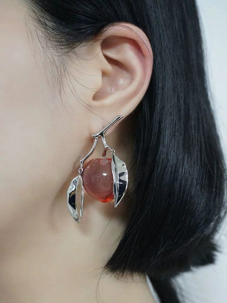 Cute fruit earrings