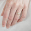 Skinny diamond ring |Boho stacking ring | Minimalist | Princess cut