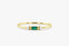 Skinny emerald ring |Boho stacking ring | Minimalist | Tiny sapphire ring